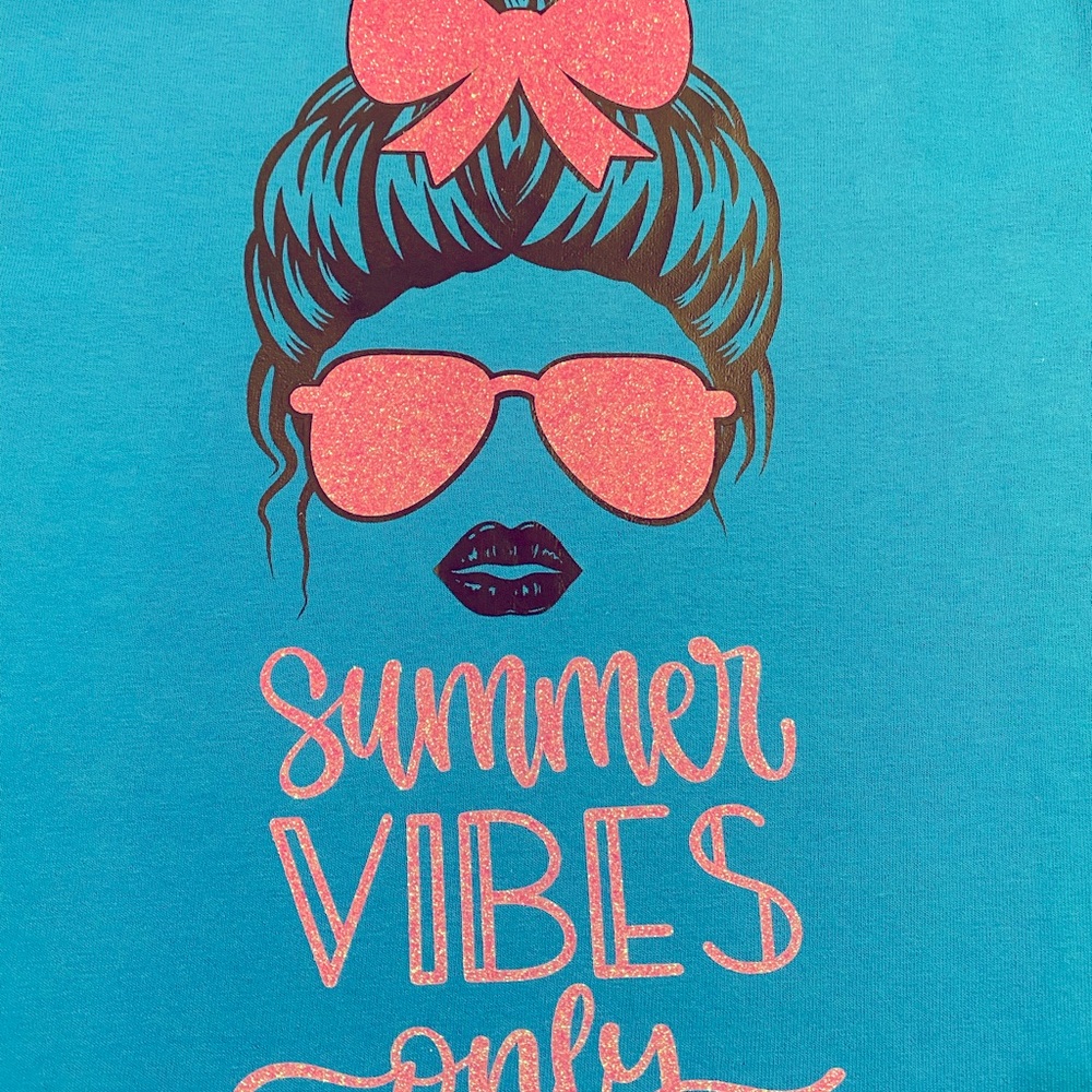 It is a messy bun summer shirt
